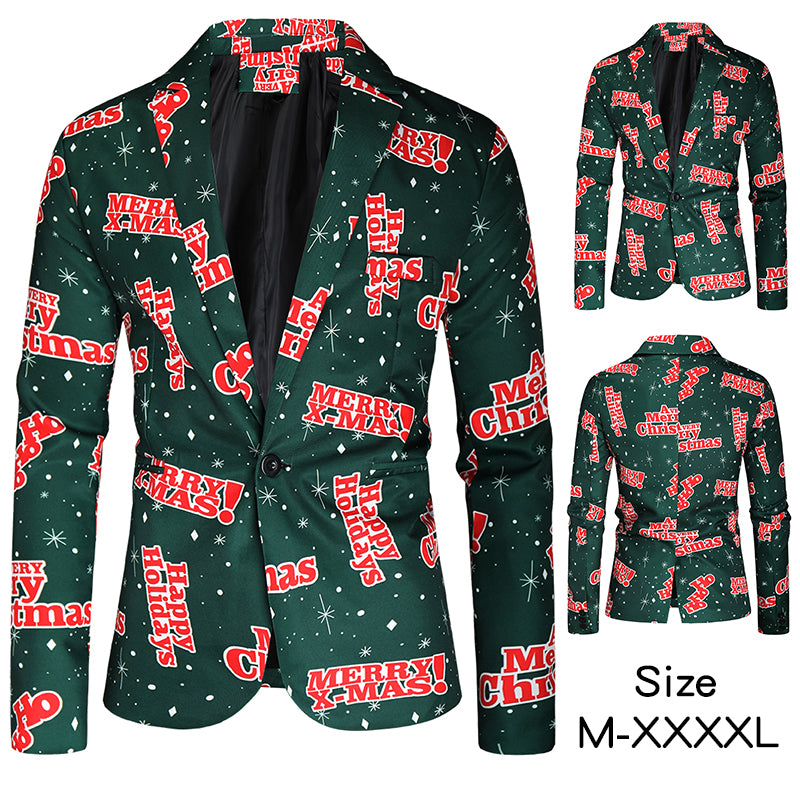 Men's Fashion Printed Blazer #X39 - Blazers | Multicolour / M