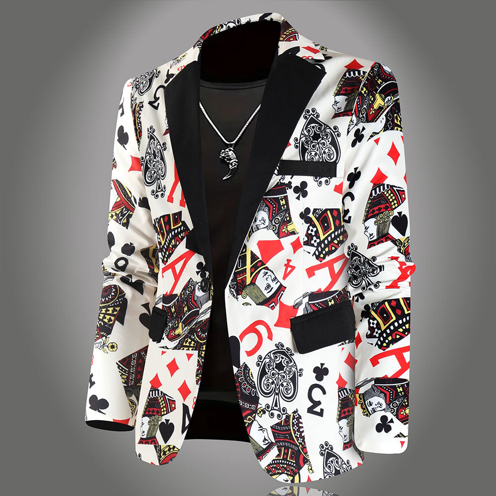 Men High Quality Print Blazers - Blazers | Color1 / M