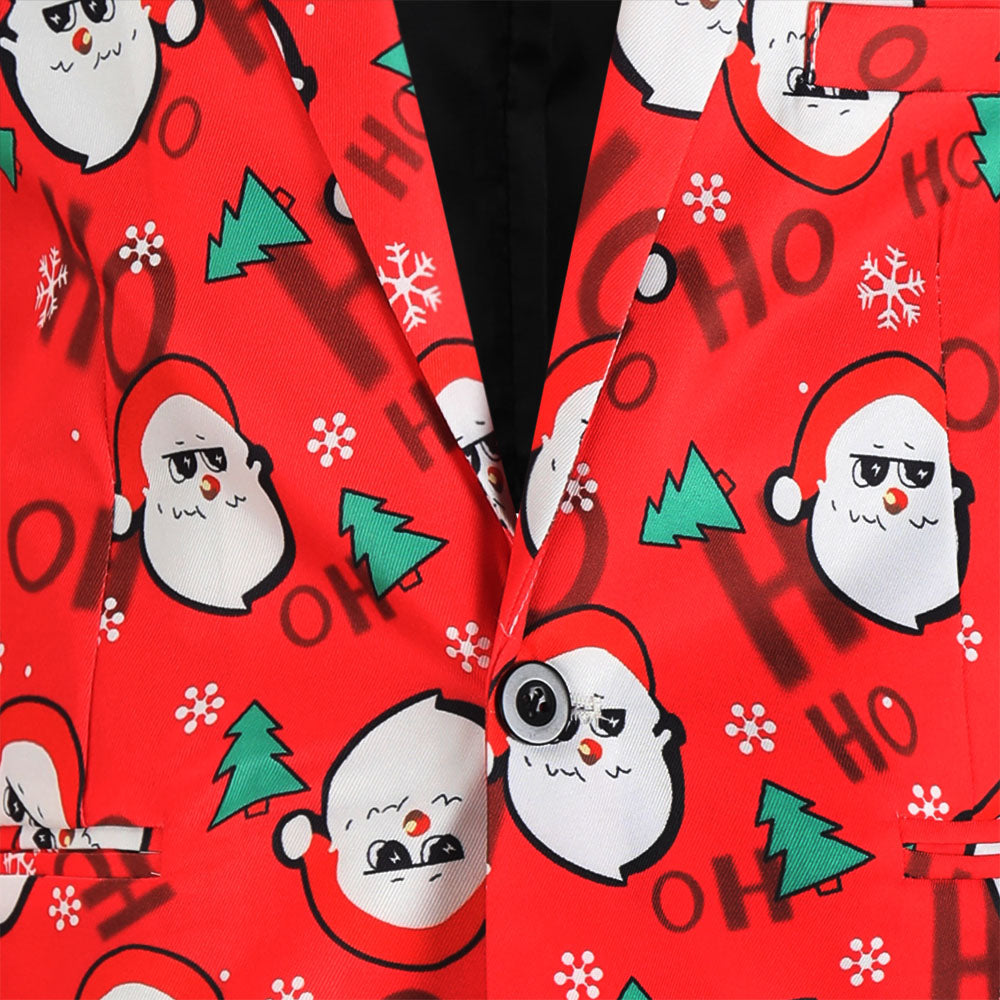 Men's Christmas Printed Suit #2TZ621 - Suits | Multicolour / M