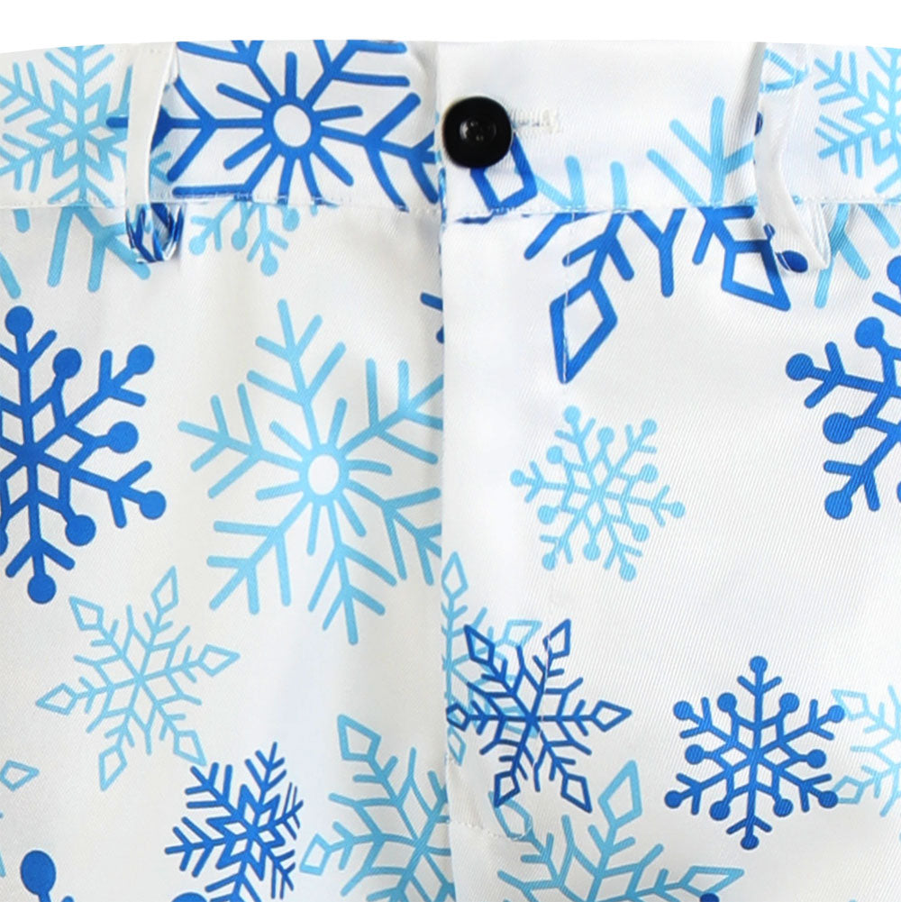 Men's Fresh Snowflake Suit #2TZ626 - Suits | Blue / M
