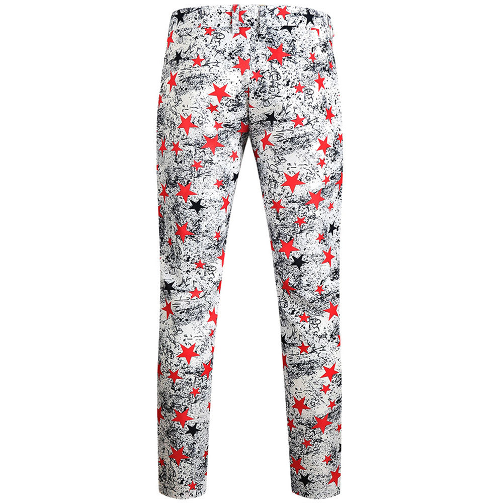 Men's Star Trendy Suit #2TZ157 - Suits | Multicolour / M