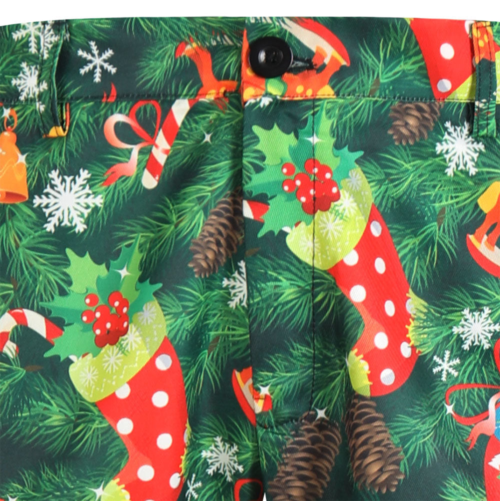 Men's Christmas Printed Suit #2TZ629 - Suits | Multicolour / M