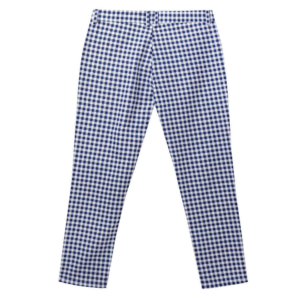Men's Classic Plaid Pants #XK6032 - Pants | Royal Blue / S