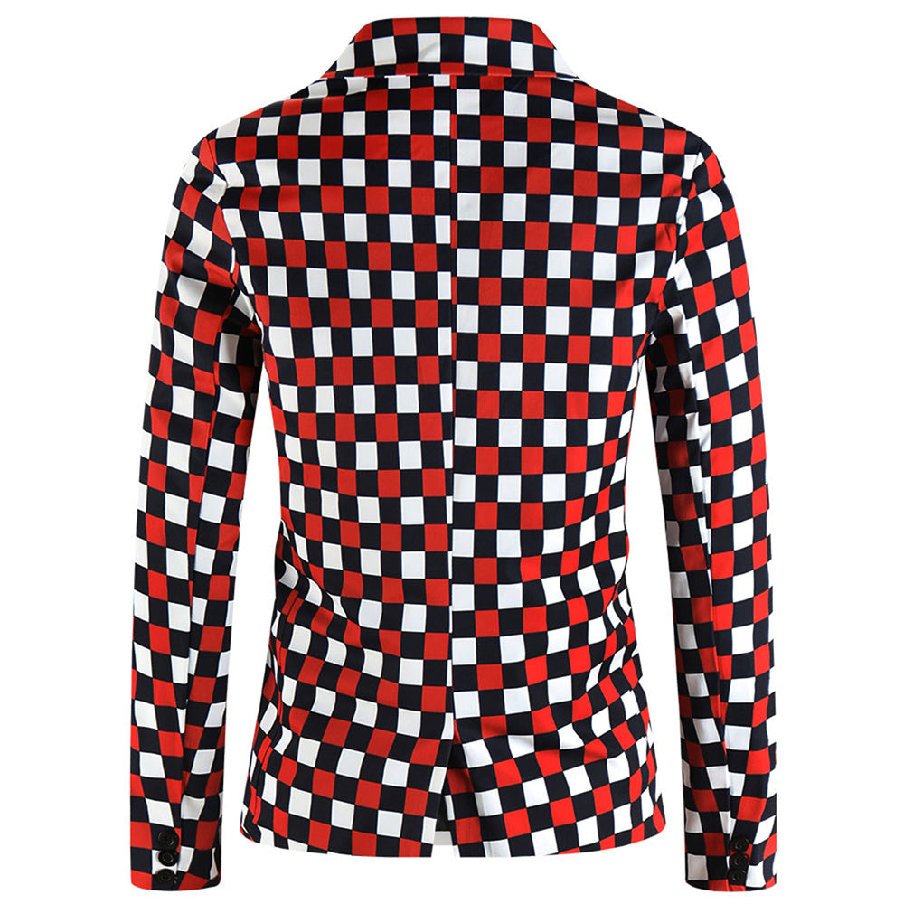 Men's Vintage Check Blazer #X6103 - Blazers | Multicolour / M