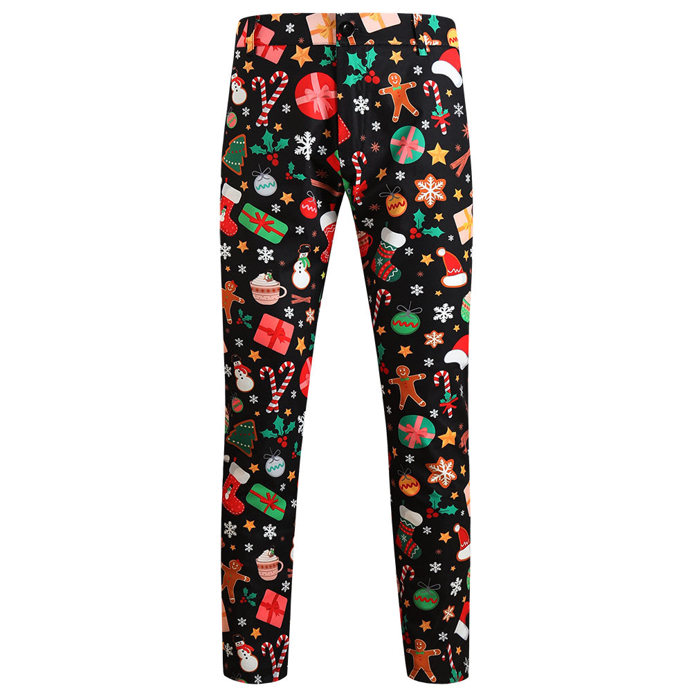 Men's Christmas Three Piece Suit #3TZMK655 - Suits | Multicolour / M