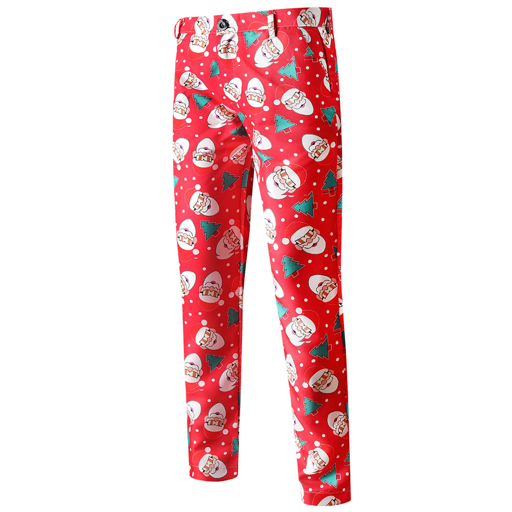 Men's Christmas Three Piece Suit #3TZMK54 - Suits | Multicolour / M