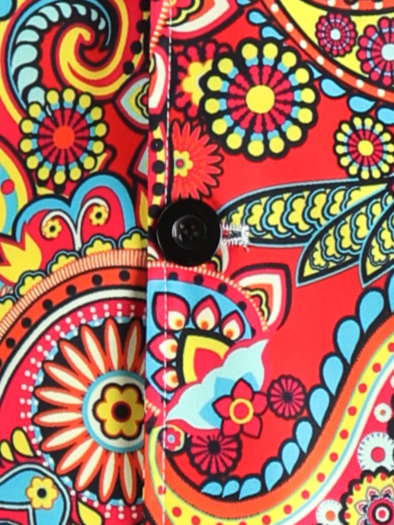 Men's Multicolor Printed Vest Suit - Vests | Multicolor / M