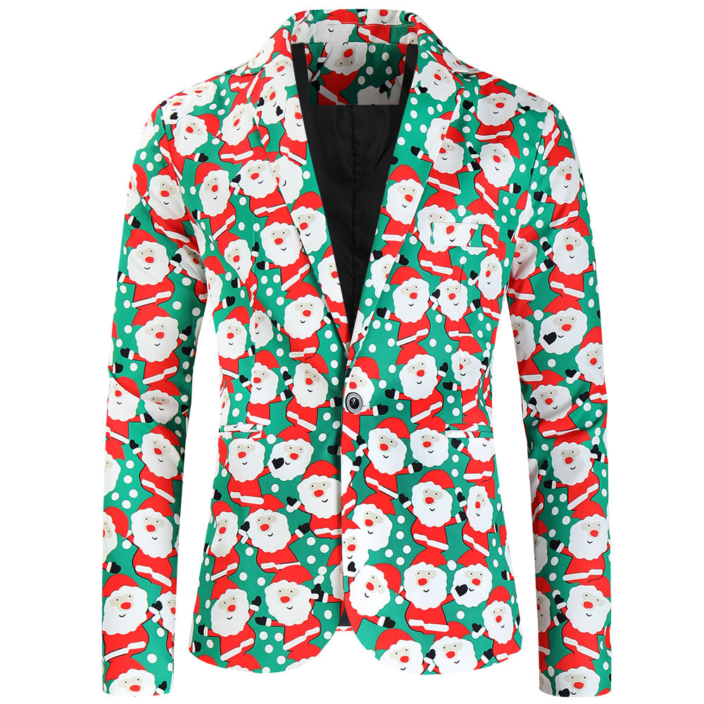 Men's Christmas Three-Piece Suit #3TZMK632 - Suits | Multicolour / M