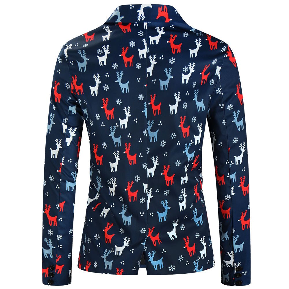 Men's Christmas Three-Piece Suit #3TZMK633 - Suits | Multicolour / M