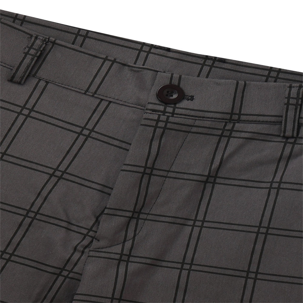 Men’s Classic Plaid Pants #XK6051 - Pants | Gray / S