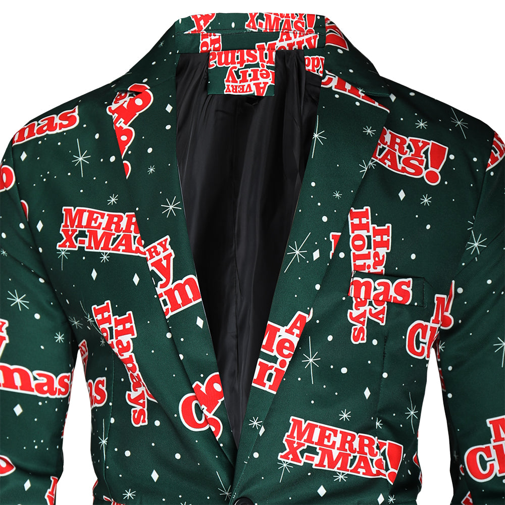 Men's Fashion Printed Blazer #X39 - Blazers | Multicolour / M