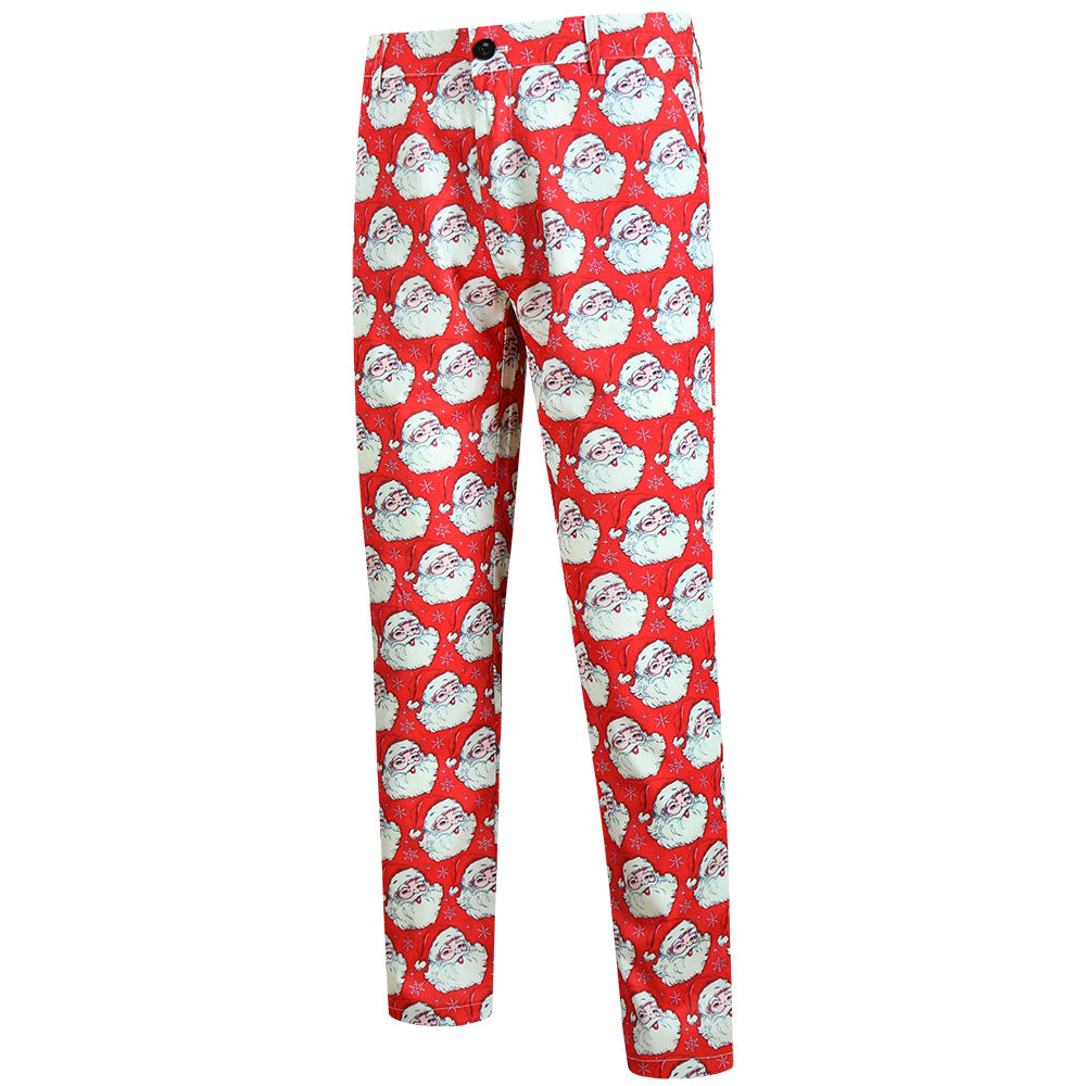 Men's Christmas Three-Piece Suit #3TZMK643 - Suits | Red / M