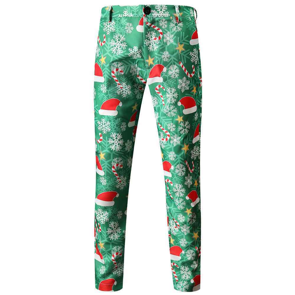 Men's Christmas Printed Suit #2TZ53 - Suits | Multicolour / M