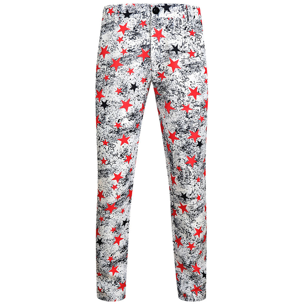 Men's Star Trendy Suit #2TZ157 - Suits | Multicolour / M