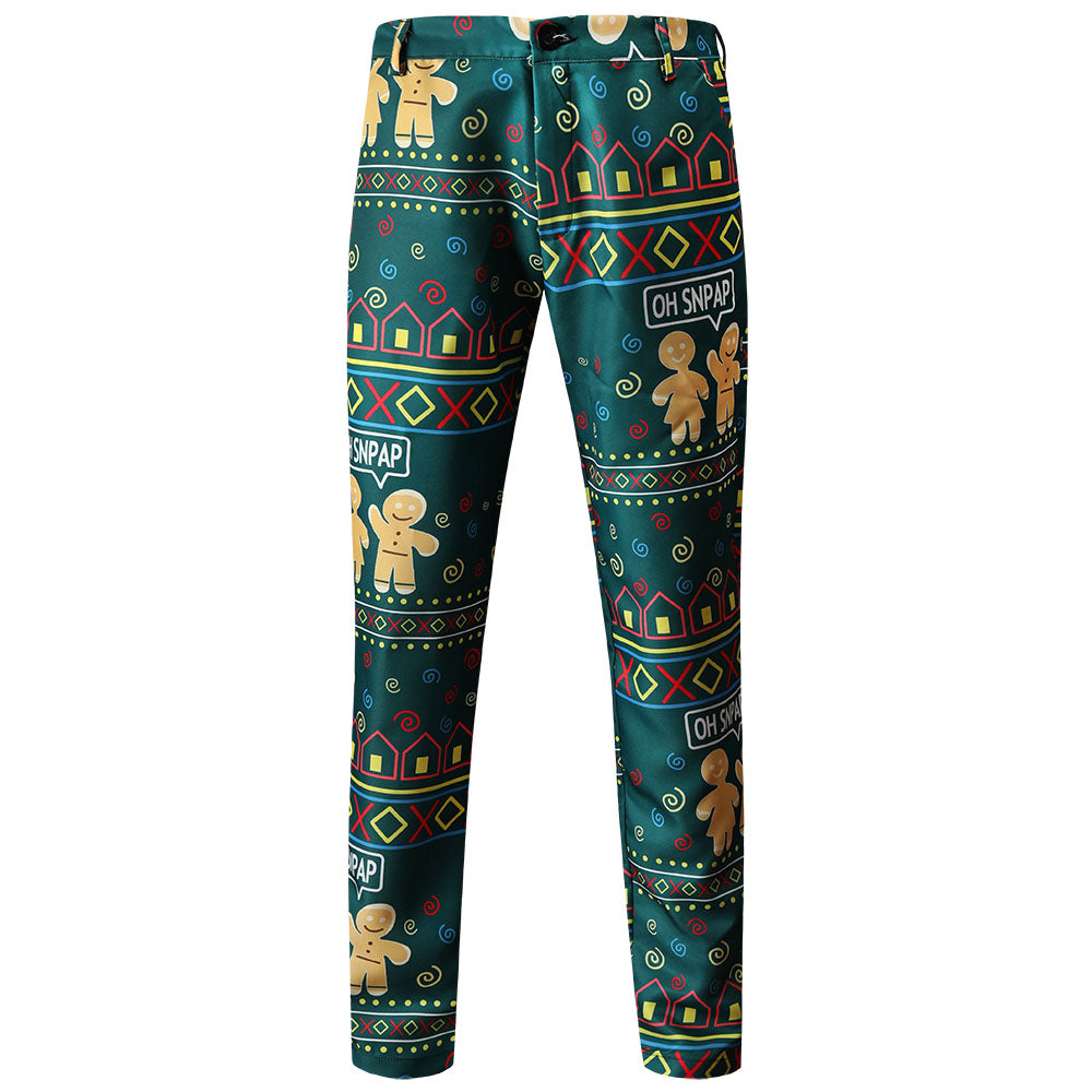 Men's Vintage Print Suit #2TZ52 - Suits | Multicolour / M