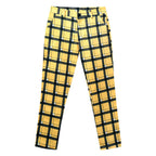 Men’s Timeless Check Pants #XK6020 - Pants | Yellow / S