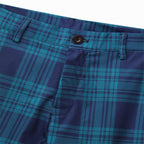 Men's Elegant Checked Pants #XK6030 - Pants | Olive Green / S