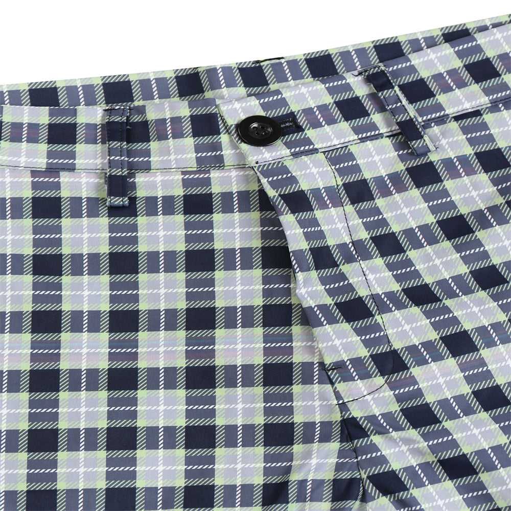 Men's Tailored Check Pants #XK6024 - Pants | Black / S