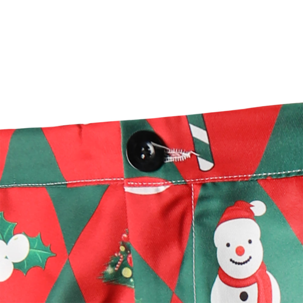 Men's Christmas Three Piece Suit #3TZMK47 - Suits | Multicolour / M