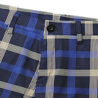 Men’s Timeless Check Pants #XK6021 - Pants | Navy Blue / S