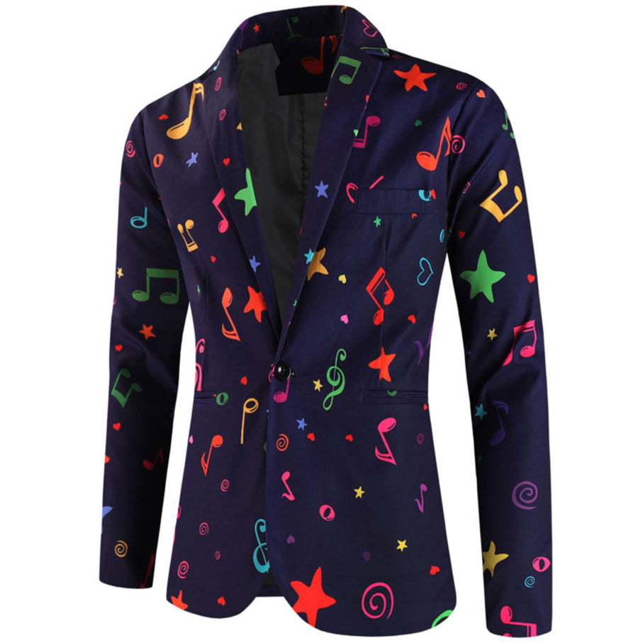 Men's Printed Suit #2TZ-XX1131 - Suits | Multicolour / M
