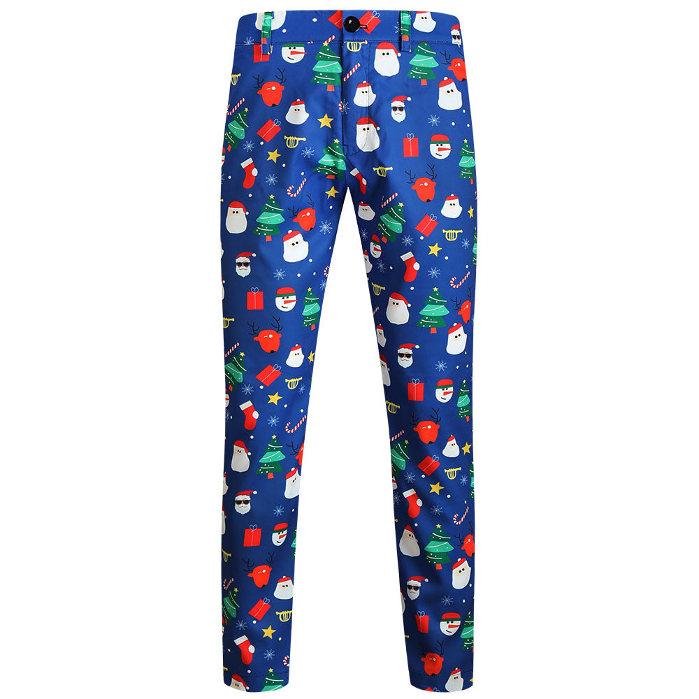 Men's Christmas Three-Piece Suit #3TZMK639 - Suits | Blue / M