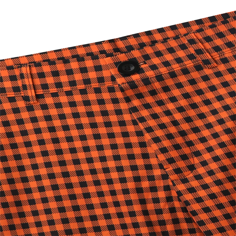 Men's Classic Plaid Pants #XK6032 - Pants | Royal Blue / S