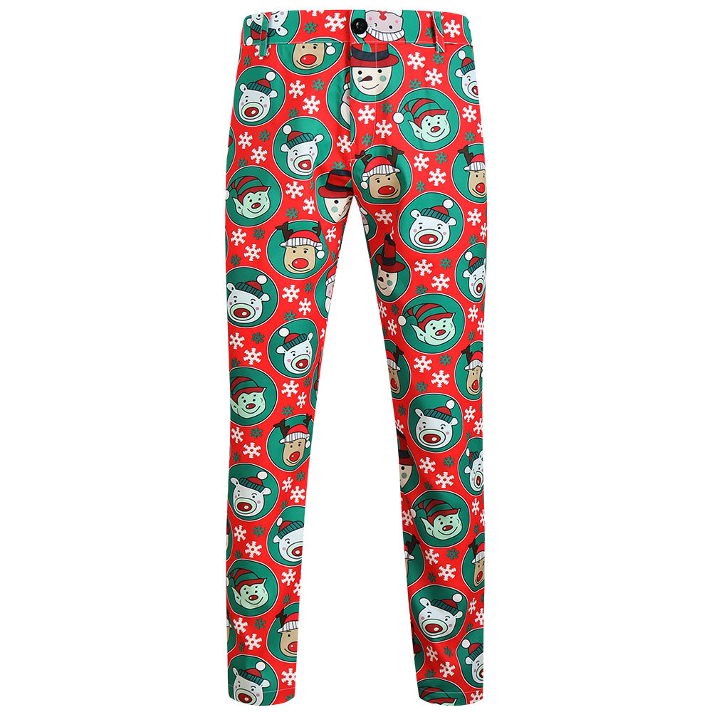 Men's Christmas Printed Suit #2TZ638 - Suits | Multicolour / M