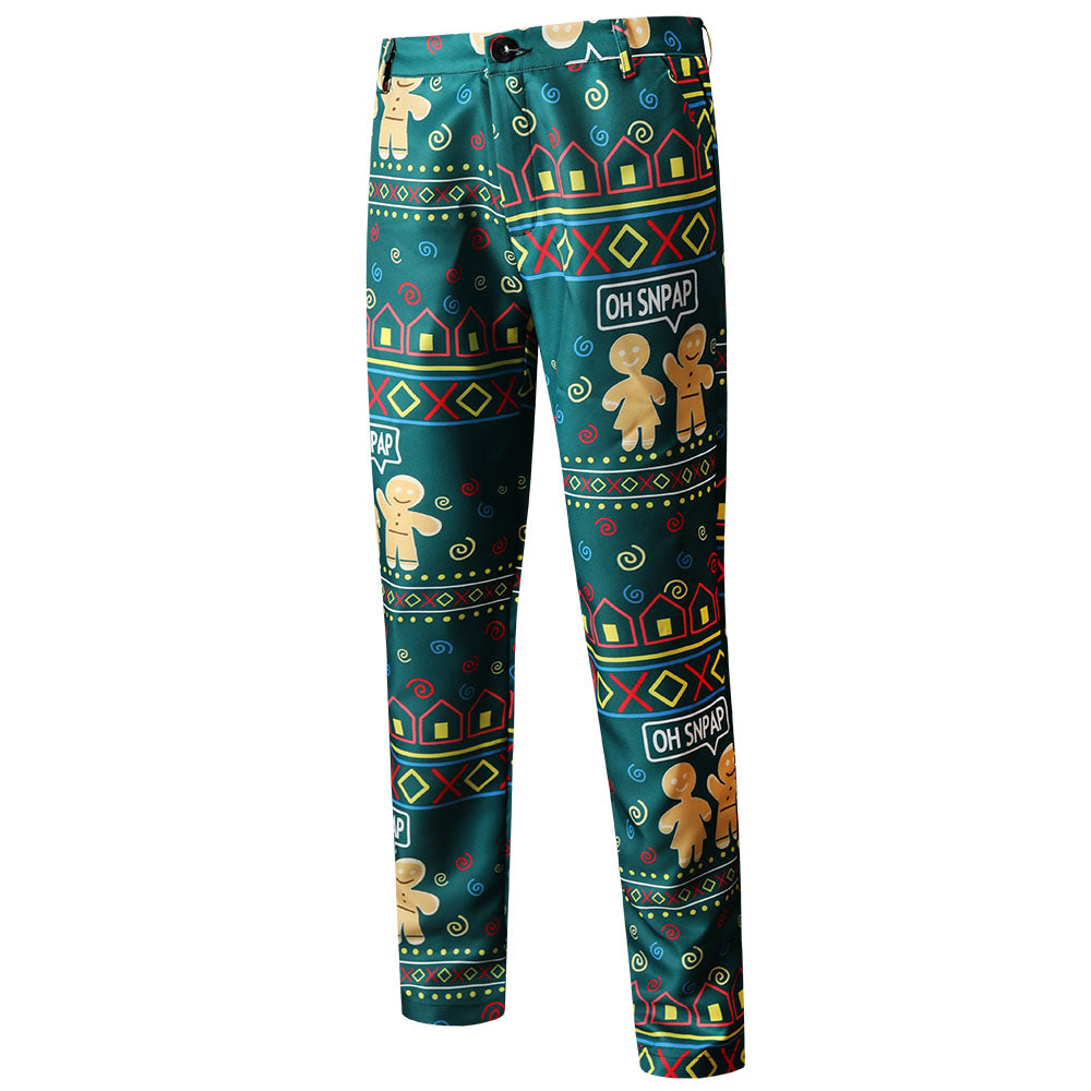 Men's Vintage Three Piece Suit #3TZMK52 - Suits | Multicolour / M
