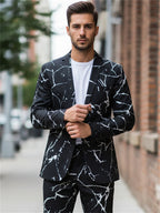 Black Marble Suit Set