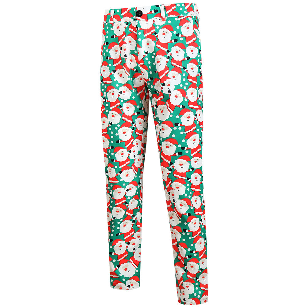 Men's Christmas Printed Vest Suit #2TZMK632 - Suits | Multicolour / M