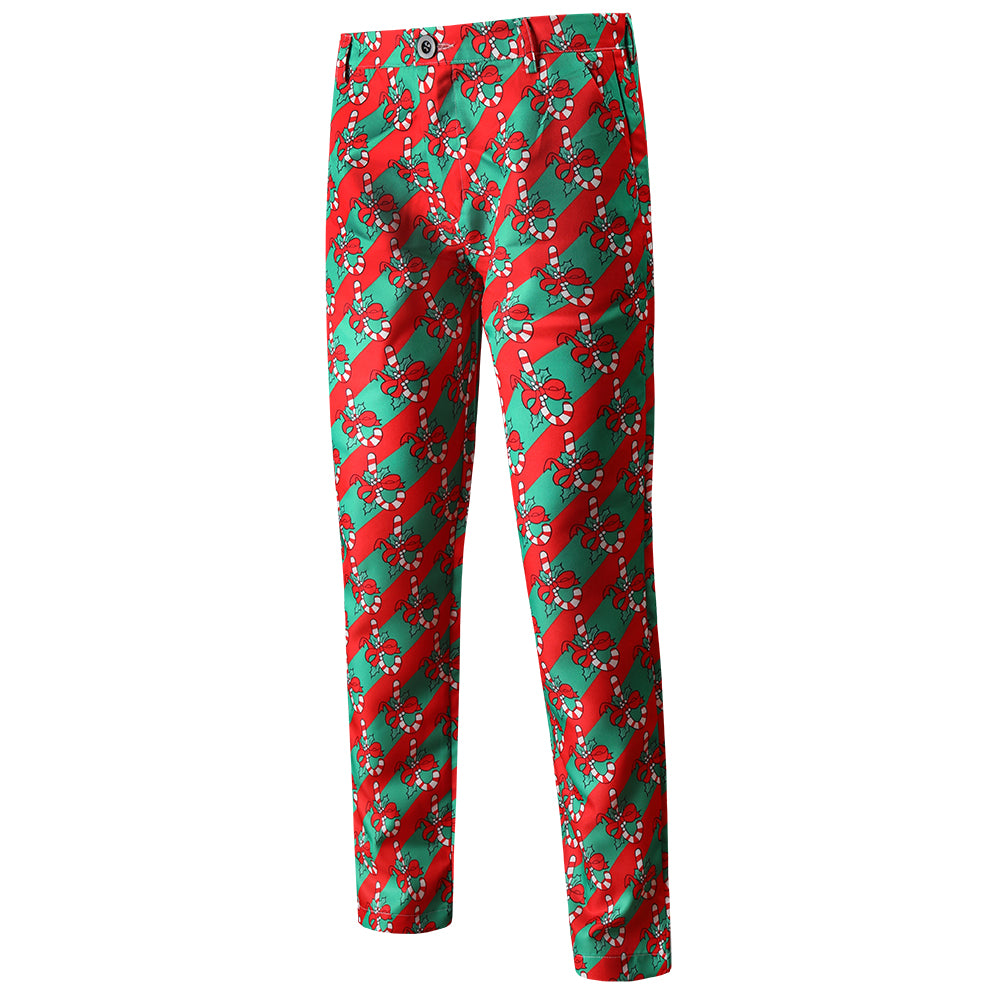Men's Colorful Printed Vest Suit #2TZMK45 - Suits | Multicolour / M