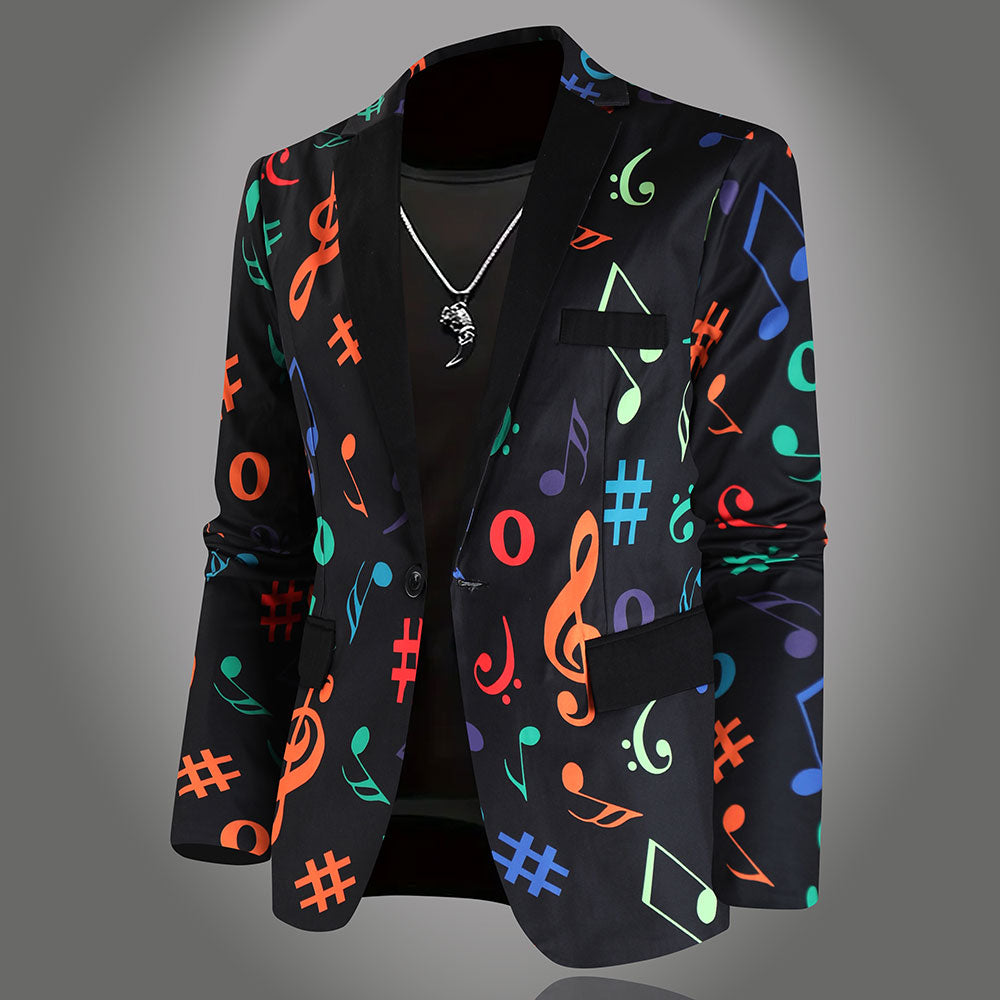 Men High Quality Print Blazers - Blazers | Color1 / M