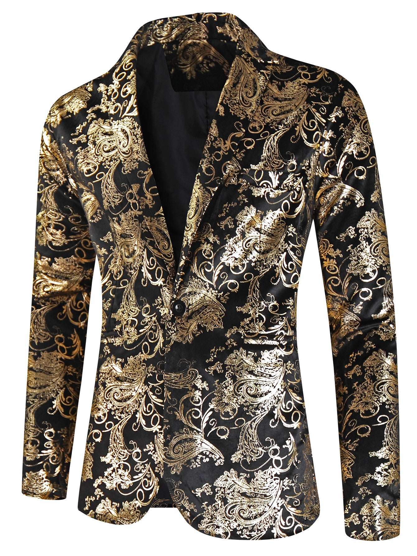 Men's Royal Gilded Suit #2TZ-XX2590 - Suits | Multicolor / M