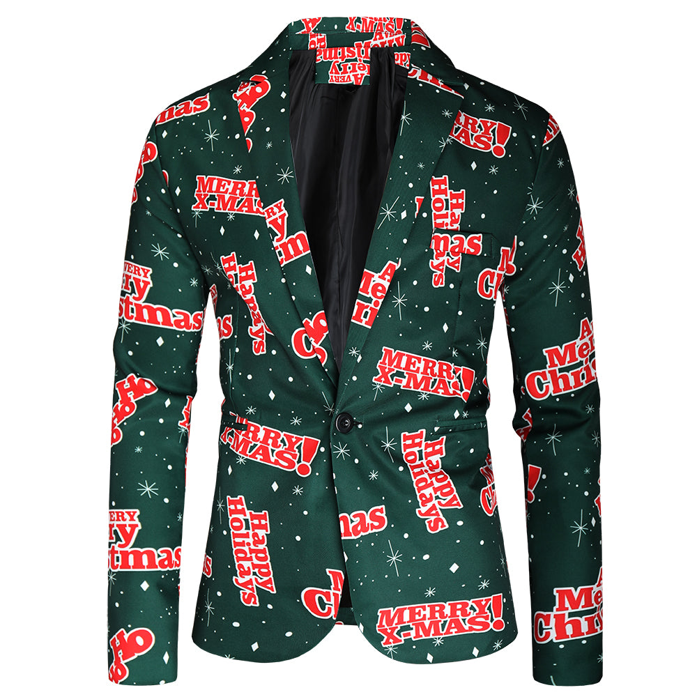 Men's Fashion Printed Blazer #X39 - Blazers | Multicolour / M