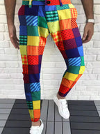 Rainbow Multicolor Casual Trousers - Pants | Rainbow / M