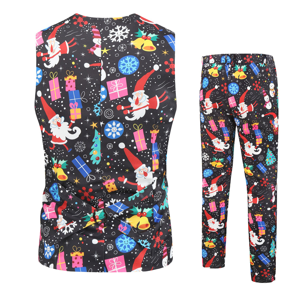 Men's Christmas Party Vest Suit #2TZMK27 - Vests | Multicolour / M