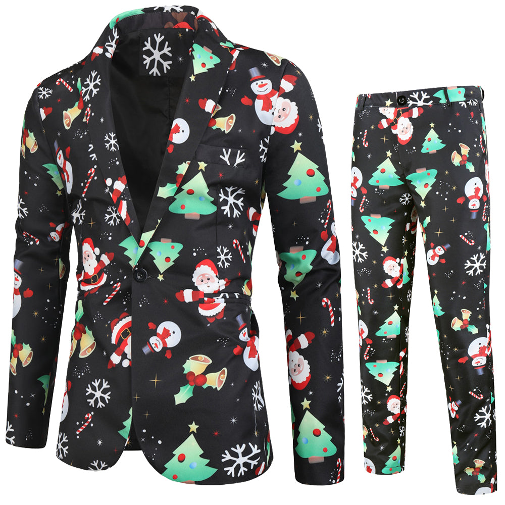 Men's Christmas Party Suit #2TZ24 - Suits | Multicolour / M