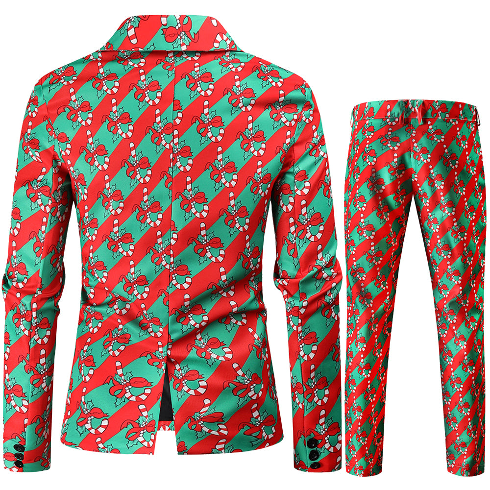 Men's Colorful Printed Suit #2TZ45 - Suits | Multicolour / M
