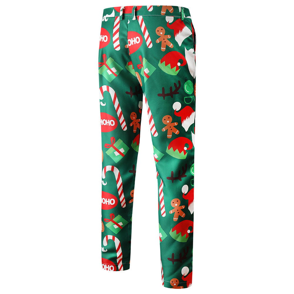 Men's Christmas Three Piece Suit #3TZMK50 - Suits | Multicolour / M