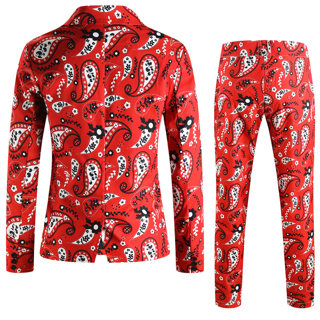 Men's Print Suit #2TZ2523 - Suits | Multicolour / M