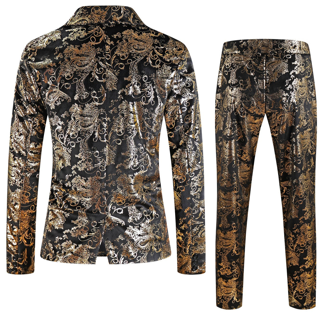 Men's Royal Gilded Suit #2TZ-XX2590 - Suits | Multicolor / M