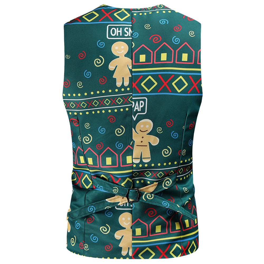 Men's Vintage Three Piece Suit #3TZMK52 - Suits | Multicolour / M