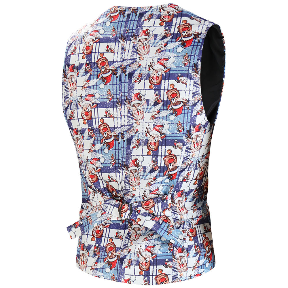 Men's Stylish Three-Piece Suit #3TZMK641 - Suits | Multicolour / M