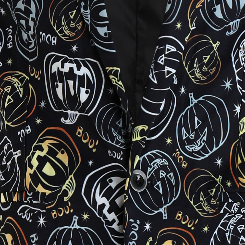 Men's Colorful Pumpkin Blazer #X122 - Blazers | Multicolour / M