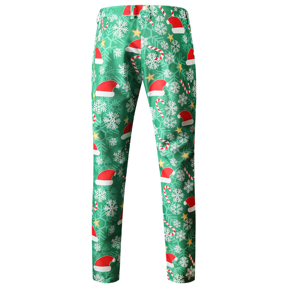 Men's Christmas Printed Suit #2TZ53 - Suits | Multicolour / M