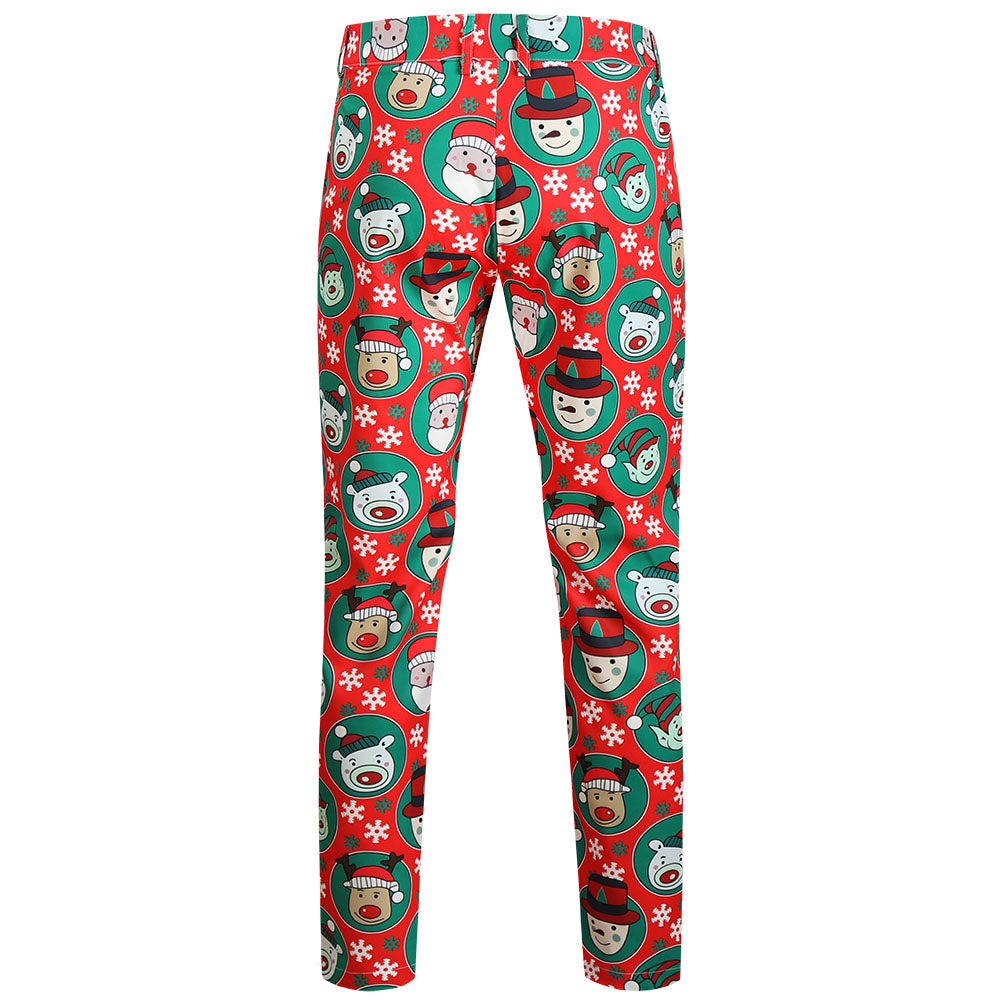 Men's Christmas Three-Piece Suit #3TZMK638 - Suits | Multicolour / M