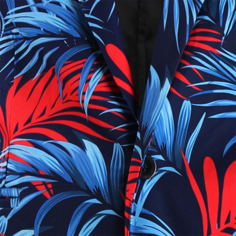 Men's Print Suit #2TZ2504 - Suits | Multicolour / M
