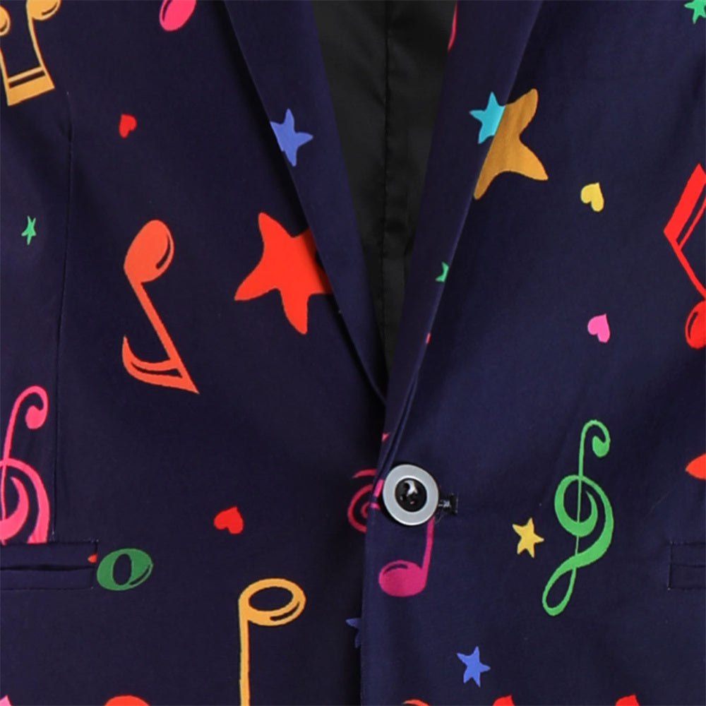 Men's Printed Suit #2TZ-XX1131 - Suits | Multicolour / M