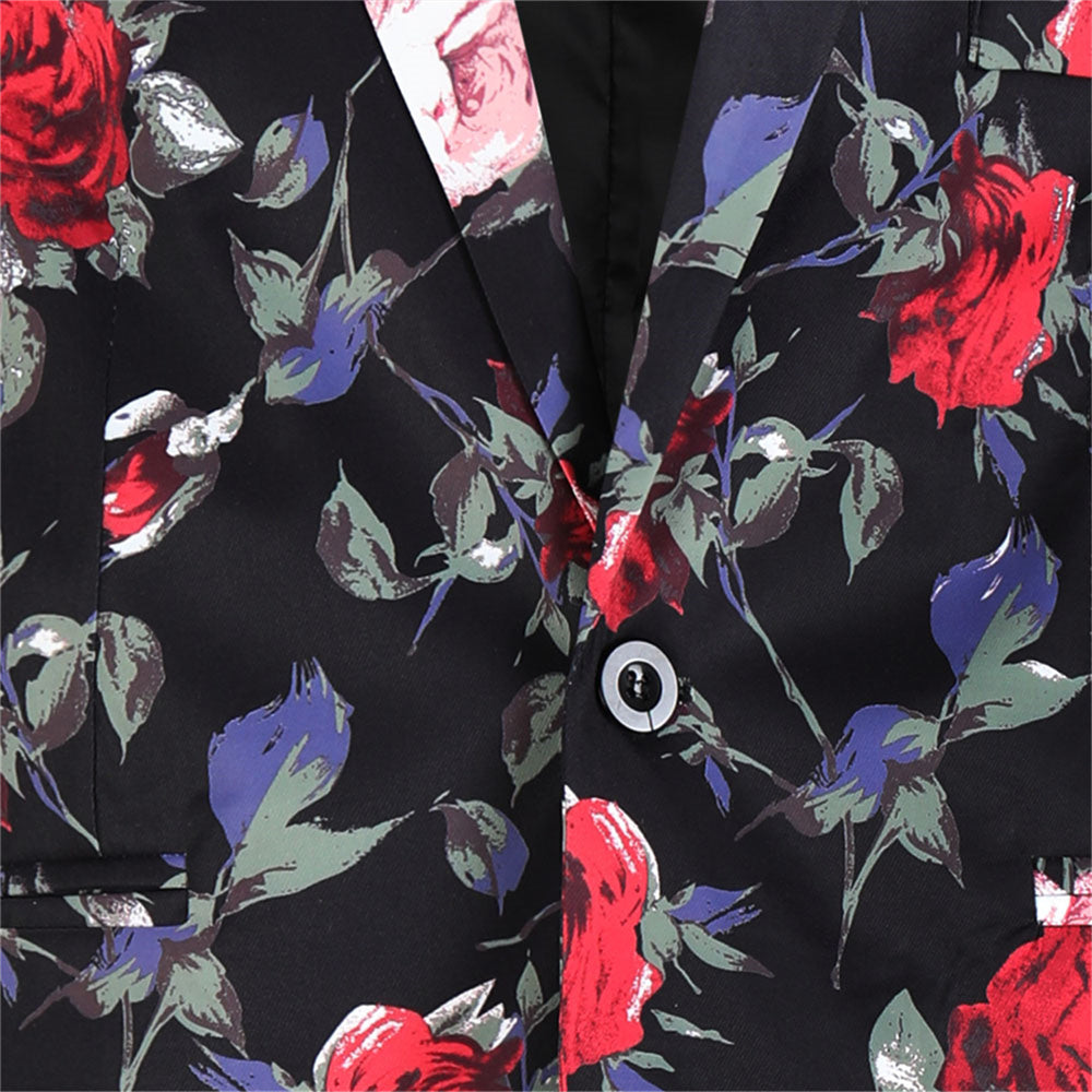Men's Floral Print Suit #2TZ180 - Suits | Multicolour / M